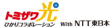 トミザワ光　ひかりコラボレーションロゴ